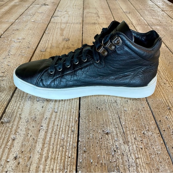 Rag & Bone Women’s Kent Leather High Top Sneakers Black EU Size 38.5 US Size 8.5 - Picture 6 of 14